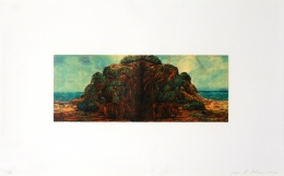 Joan Nelson Untitled (Island), 1999–2000 Lithograph, silkscreen varnish