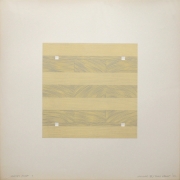 Tony Delap Karnac IV, 1972 Lithograph, embossing