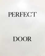 Bruce Nauman Perfect Door, 1973 Lithograph (triptych), ed. 50