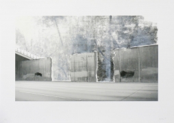 Ruben Ochoa Untitled, 2006 Lithographic Monoprint with hand-painted appliqué, ed. 40, no. 27 20 1/2 x 29 1/4 in. 644c-RO06 $1,200