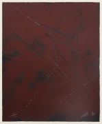 Joe Goode  Untitled, 1978  Lithograph with razor blade impression by artist