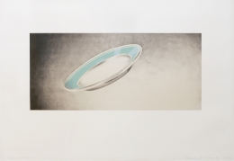 Ed Ruscha Domestic Tranquility: Plate, 1974 Lithograph, ed. 65