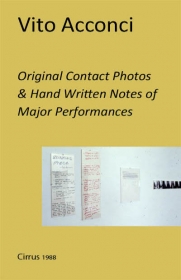 Original Contact Photos & Hand Written Notes of Major Performances