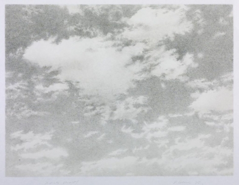 Vija Celmins Sky, 1975 Lithograph from the series Untitled Portfolio