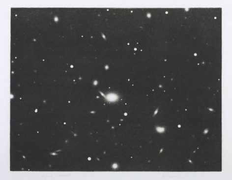 Vija Celmins Galaxy, 1975 Lithograph, from the series Untitled Portfolio